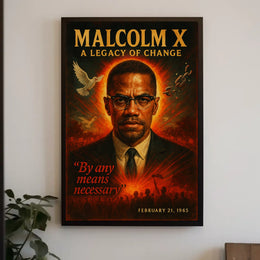 Malcolm X A Legacy of Change Poster