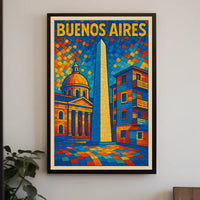Buenos Aires Mosaic Poster