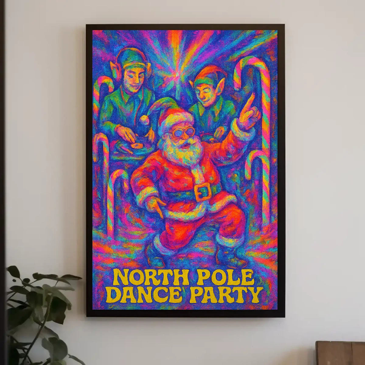 North Pole Dance Party Poster