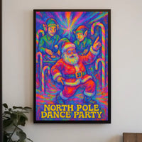 North Pole Dance Party Poster