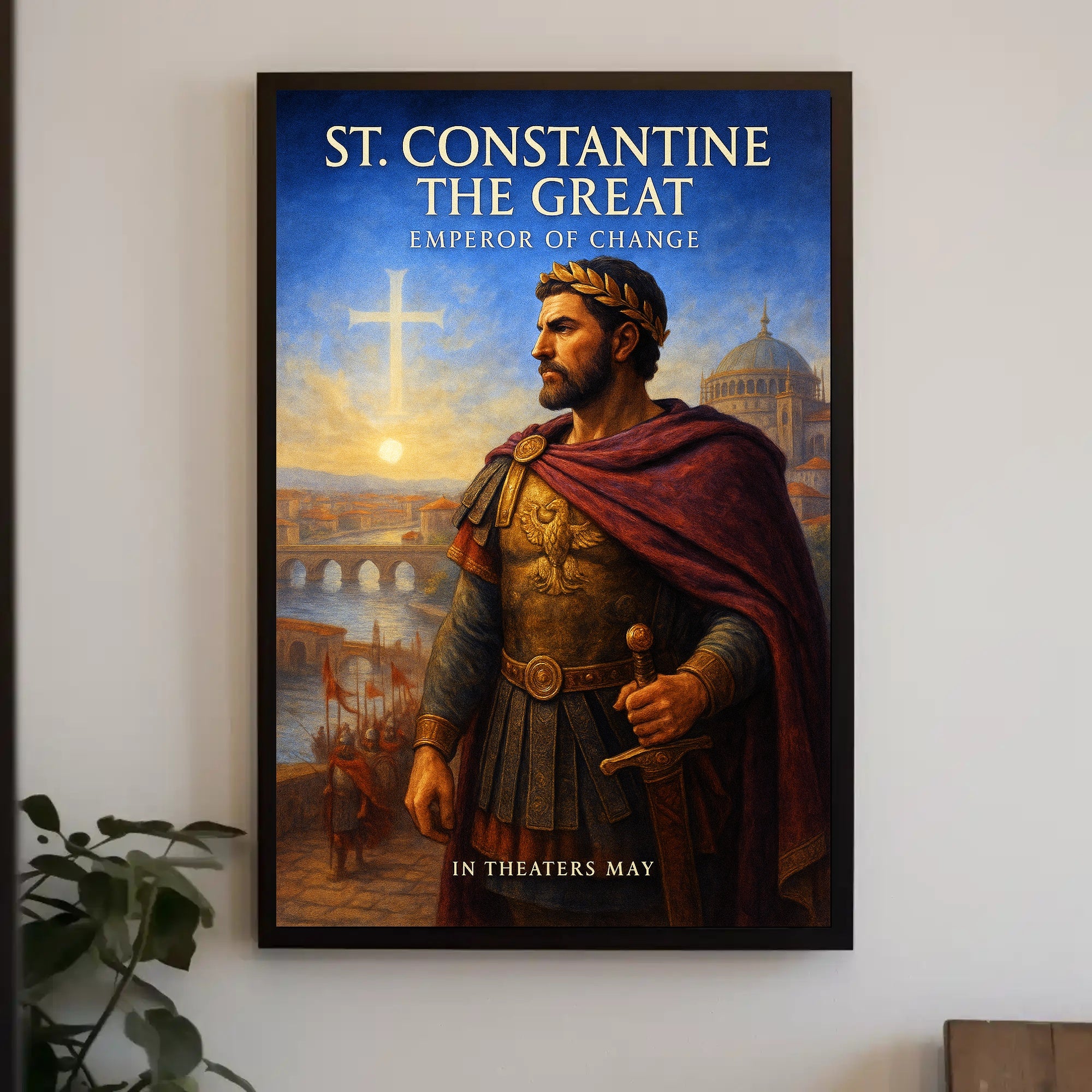 St. Constantine the Great Emperor of Change Poster PosterGoat