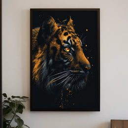 Majestic Tiger Portrait Poster