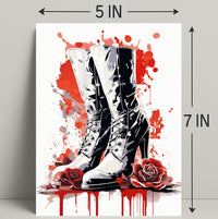 Boots And Roses Poster