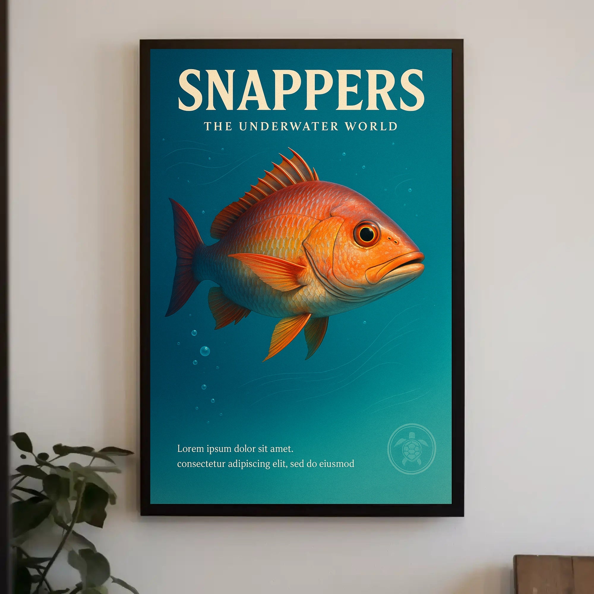 Snappers The Underwater World Poster PosterGoat