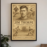 Jim Thorpe Legendary Athlete Jim Thorpe Poster