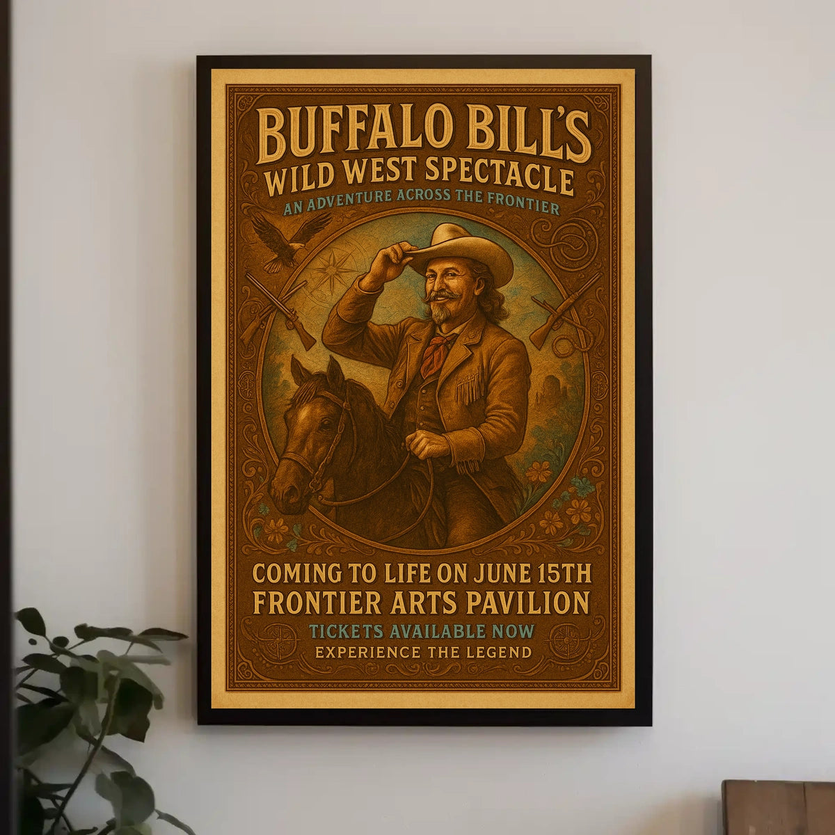 Buffalo BillS Wild West Spectacle Poster