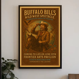 Buffalo BillS Wild West Spectacle Poster