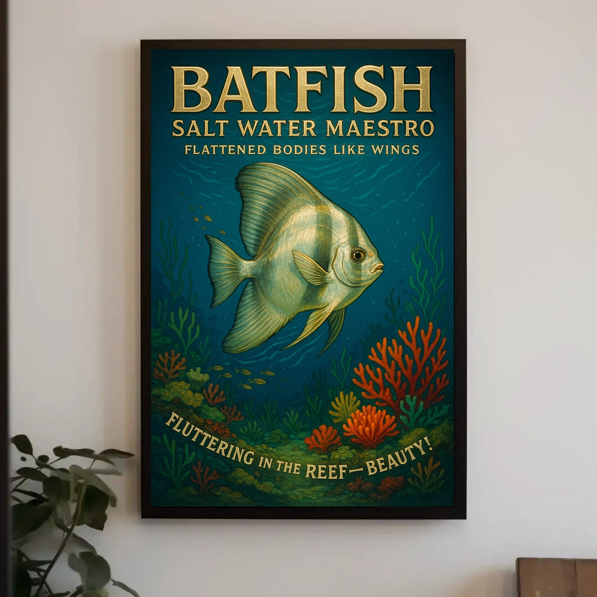 Batfish Salt Water Maestro Poster