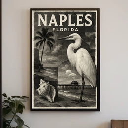 Naples Florida Coastal Serenity Poster Wall Art Beachside
