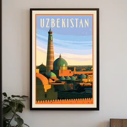 Uzbekistan Travel Poster