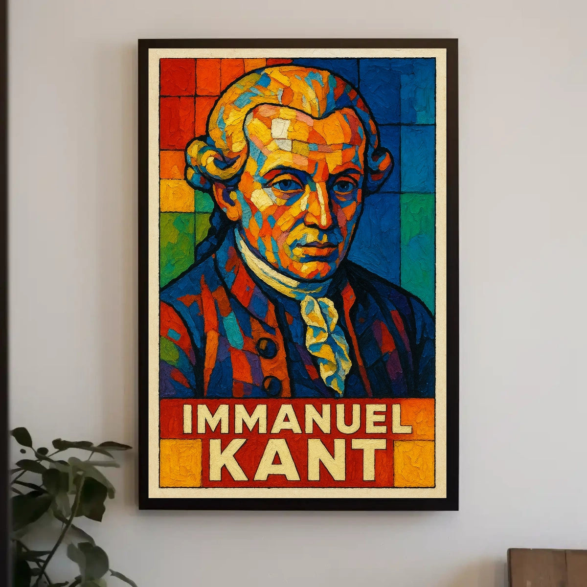 Immanuel Kant Philosophical Icon Poster