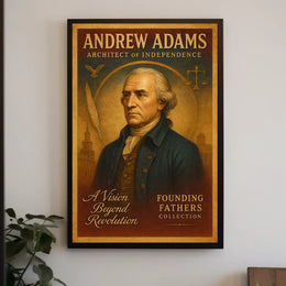 Andrew Adams Architect of Independence Poster
