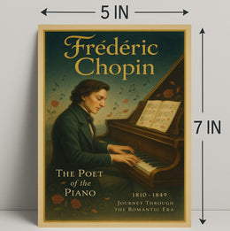 Frédéric Chopin The Poet of the Piano Poster PosterGoat