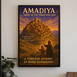 Amadiya Home to the Three Wise Men Poster