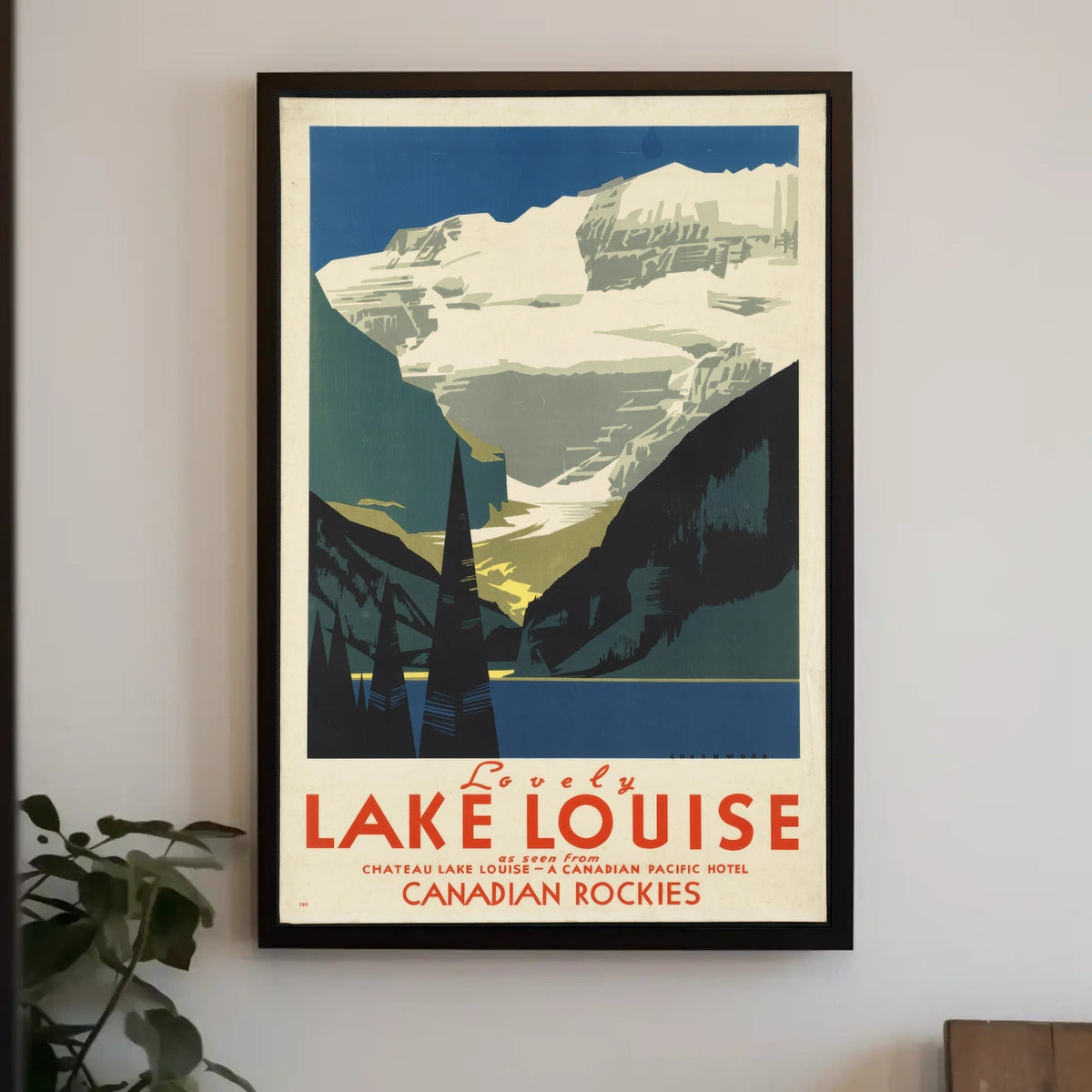 Lovely Lake Louise Poster