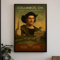 Columbus, Oh Legacy Of Exploration Poster