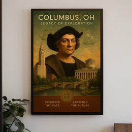 Columbus, Oh Legacy Of Exploration Poster