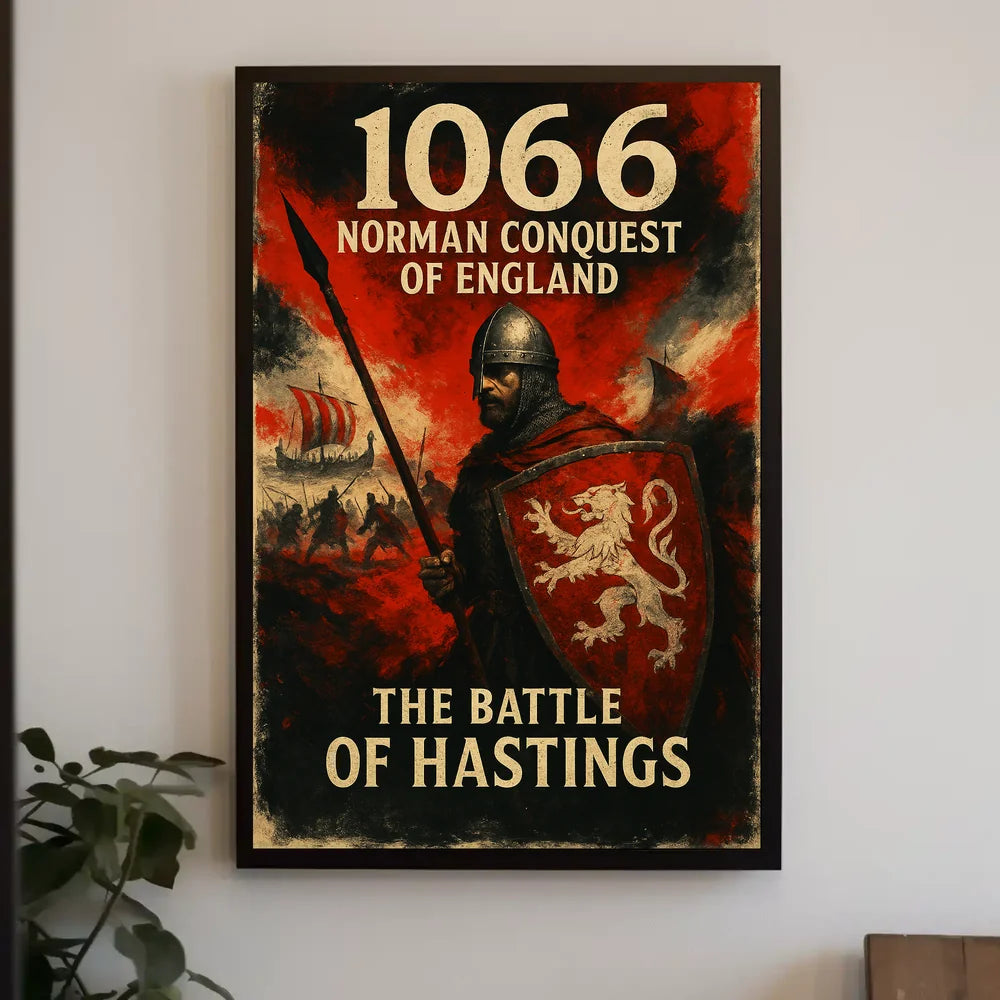Battle-hardened Steed: Iconic Historical Warfare Art Poster