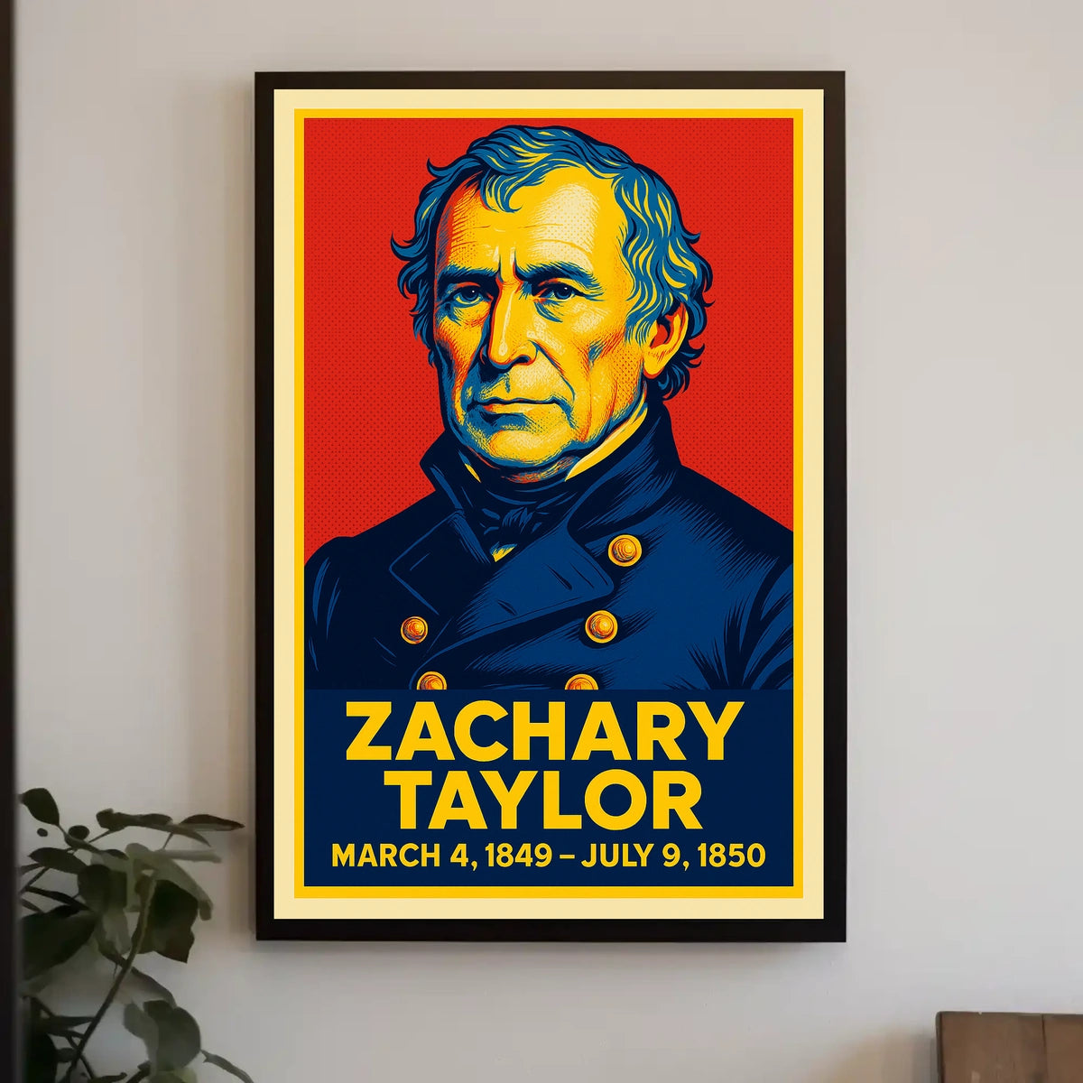 Zachary Taylor 12Th President Poster