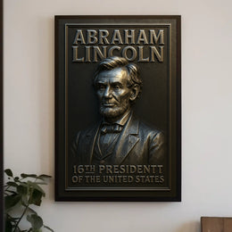 Abraham Lincoln Civil War Photography Heritage Poster
