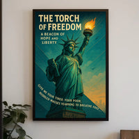 Statue of Liberty Vintage Patriotic Poster
