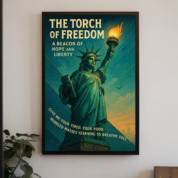 Statue of Liberty Vintage Patriotic Poster