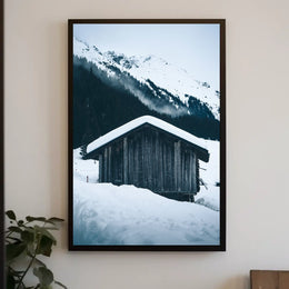 Winter Mountain Retreat Poster