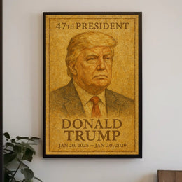 Donald Trump 47Th President Poster