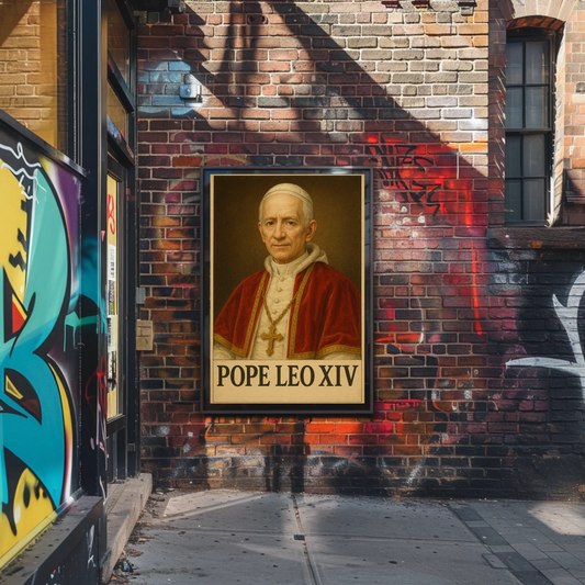 Portrait of Pope Leo XIV Portrait Poster