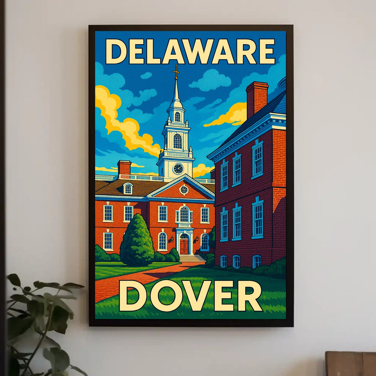 Delaware State Capitol Dover Poster