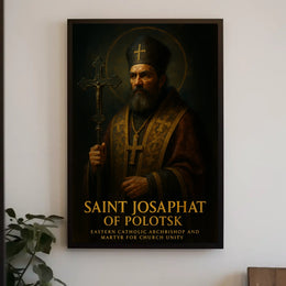 Saint Josaphat Of Polotsk Poster