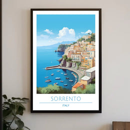 Sorrento Seaside Escape Travel Poster