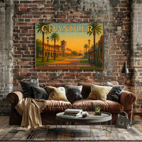 Chandler Travel Poster with Historic Charm