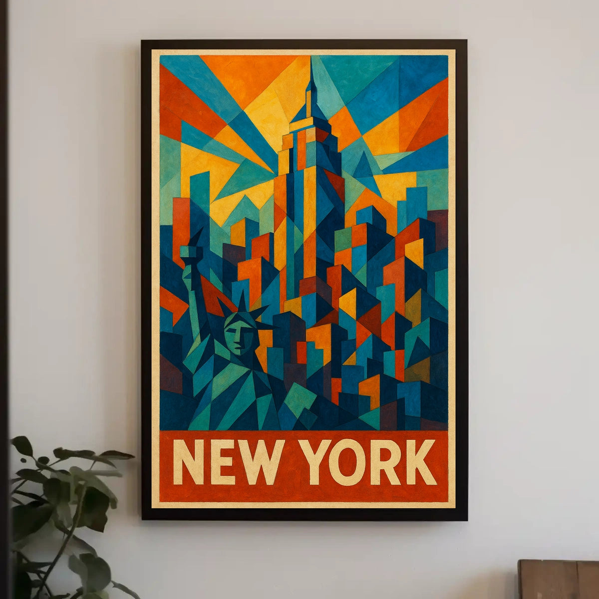 New York Skyline Art Poster