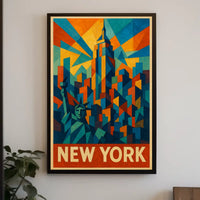 New York Skyline Art Poster