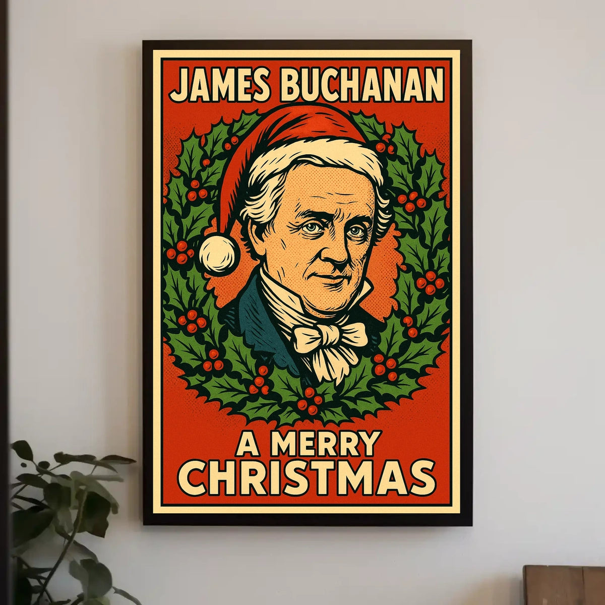 James Buchanan A Merry Christmas Poster
