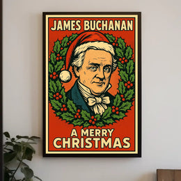 James Buchanan A Merry Christmas Poster