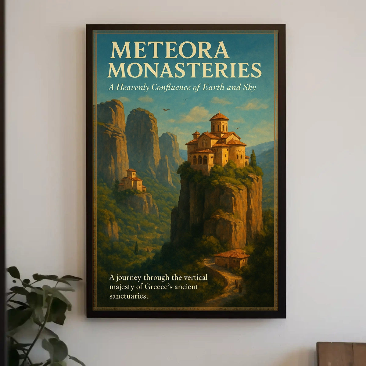 Meteora Monasteries Poster