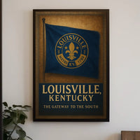 Louisville Kentucky Gateway Cityscape Photography Poster