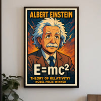Albert Einstein Theory Of Relativity Poster