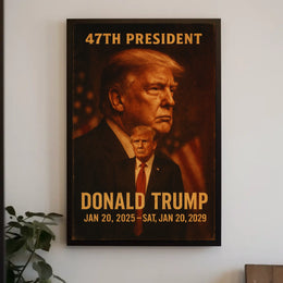 Donald Trump 47Th President Poster