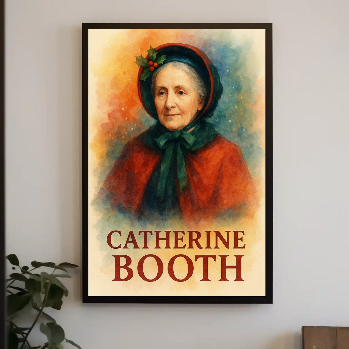 Catherine Booth Artistic Watercolor Historical Poster