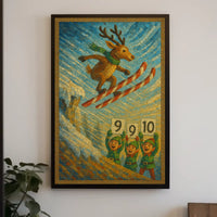 Reindeer Ski Jump Extravaganza Poster