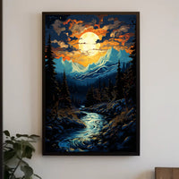 Aye Mystical Landscape Poster