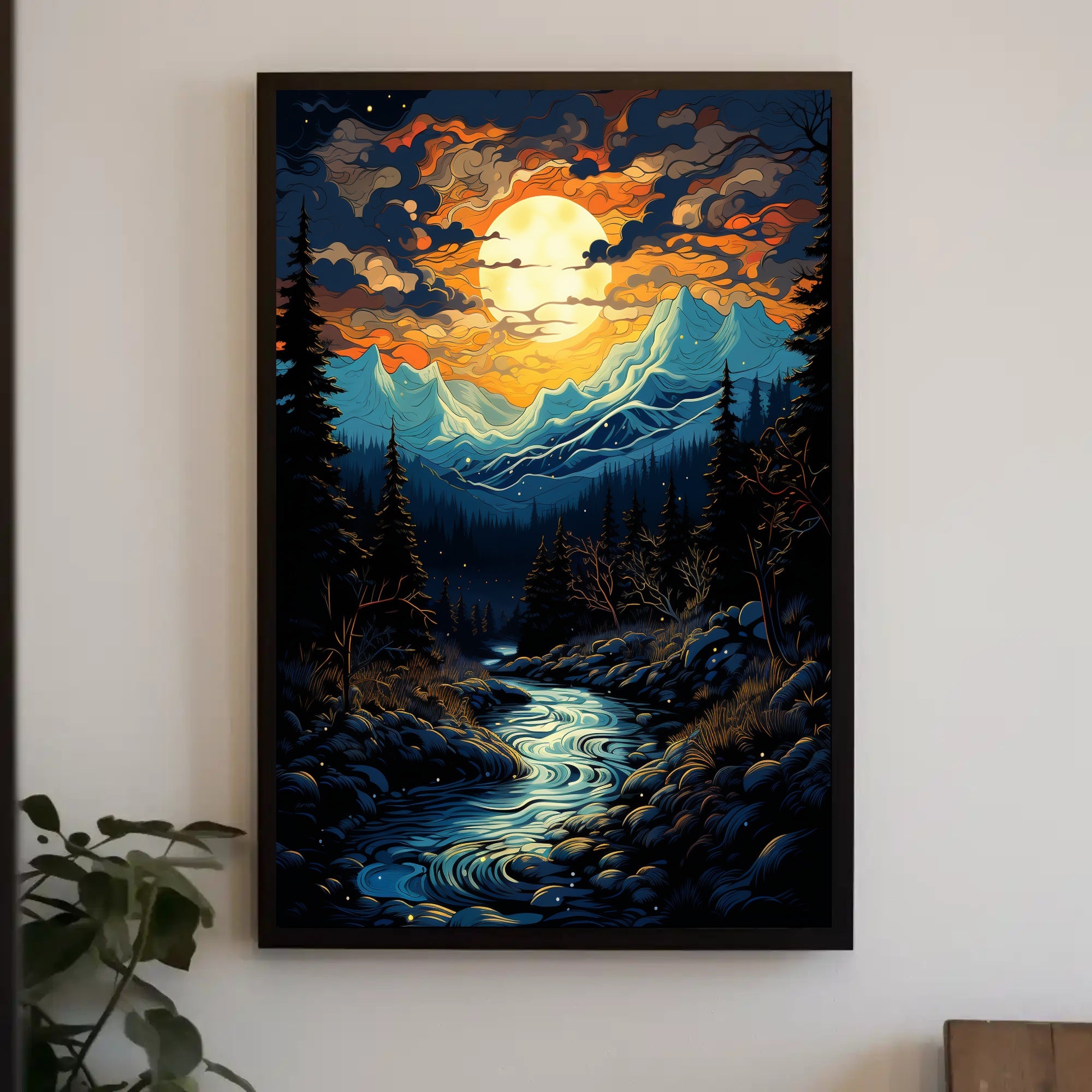 Aye Mystical Landscape Poster