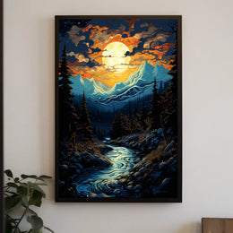 Aye Mystical Landscape Poster