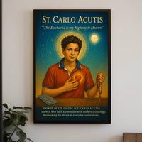 Carlo Acutis Patron of the Digital Age Poster