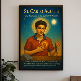 Carlo Acutis Patron of the Digital Age Poster