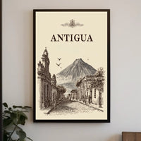Antigua A Timeless Cityscape Poster