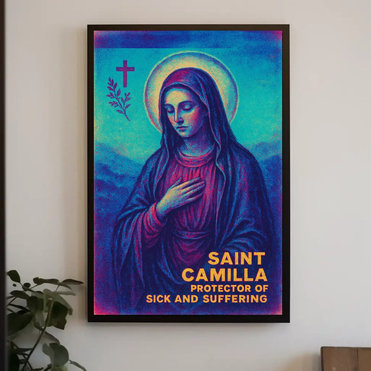 Saint Camilla Protector of the Sick and Suffering Poster